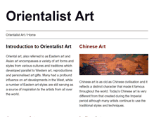 Tablet Screenshot of orientalist-art.org.uk