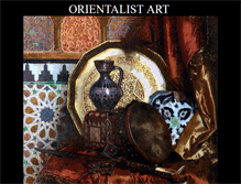 Tablet Screenshot of orientalist-art.org